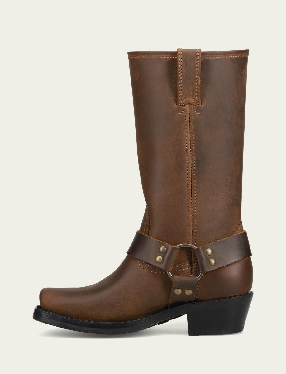 FRYE Women's Tan Harness 12R Boots