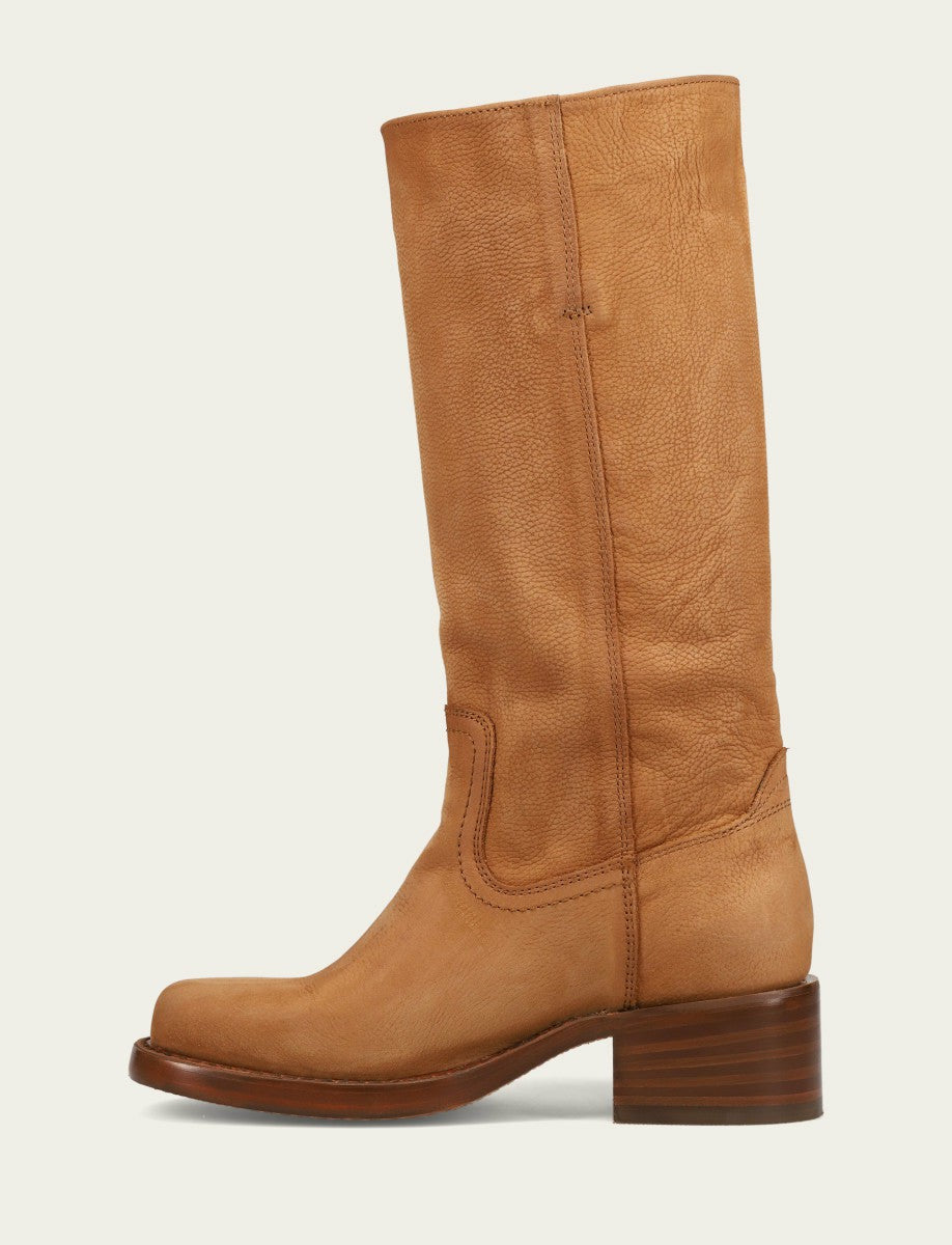 FRYE Women’s Light Brown Campus 14L Tall Boots