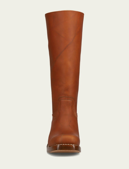 FRYE Women's Saddle Campus 14L Wide Calf Boots