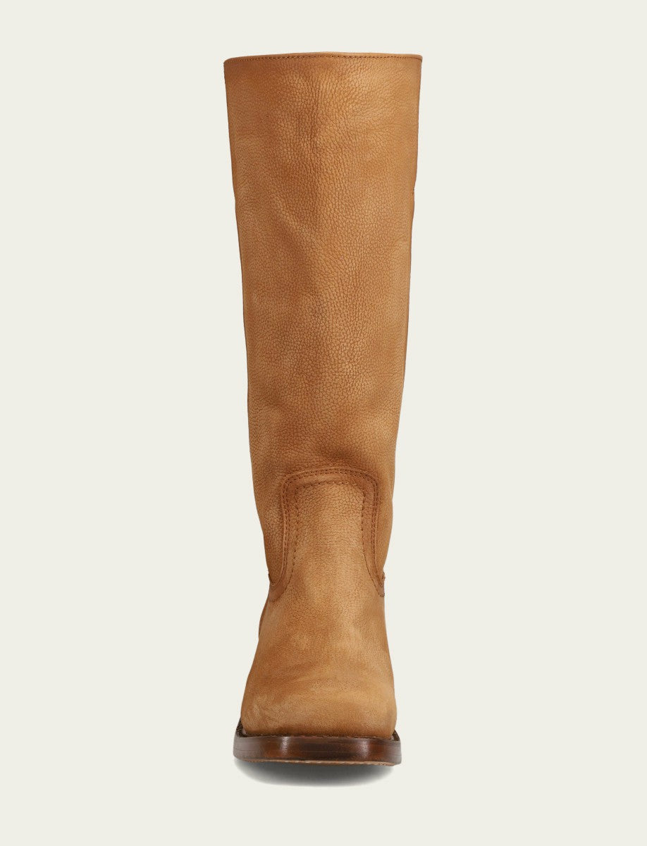 FRYE Women's Light Brown Campus 14L Wide Calf Boots