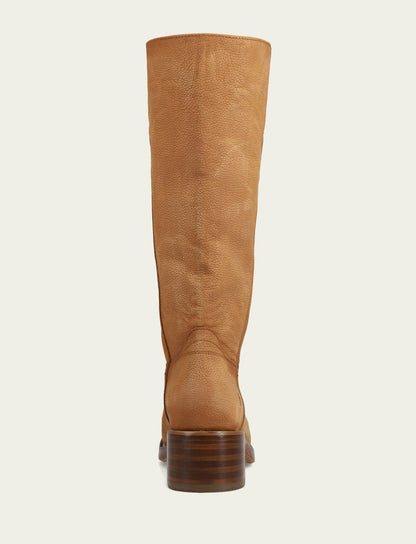 FRYE Women's Light Brown Campus 14L Wide Calf Boots