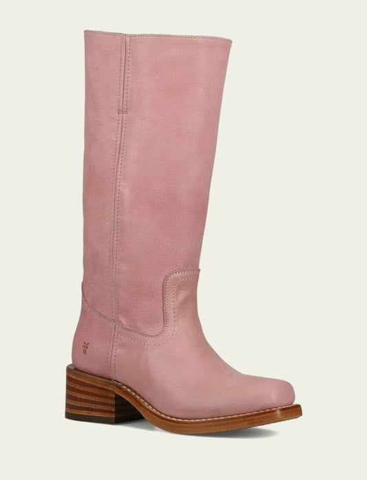 FRYE Women’s Pink Campus 14L Wide Calf Boots