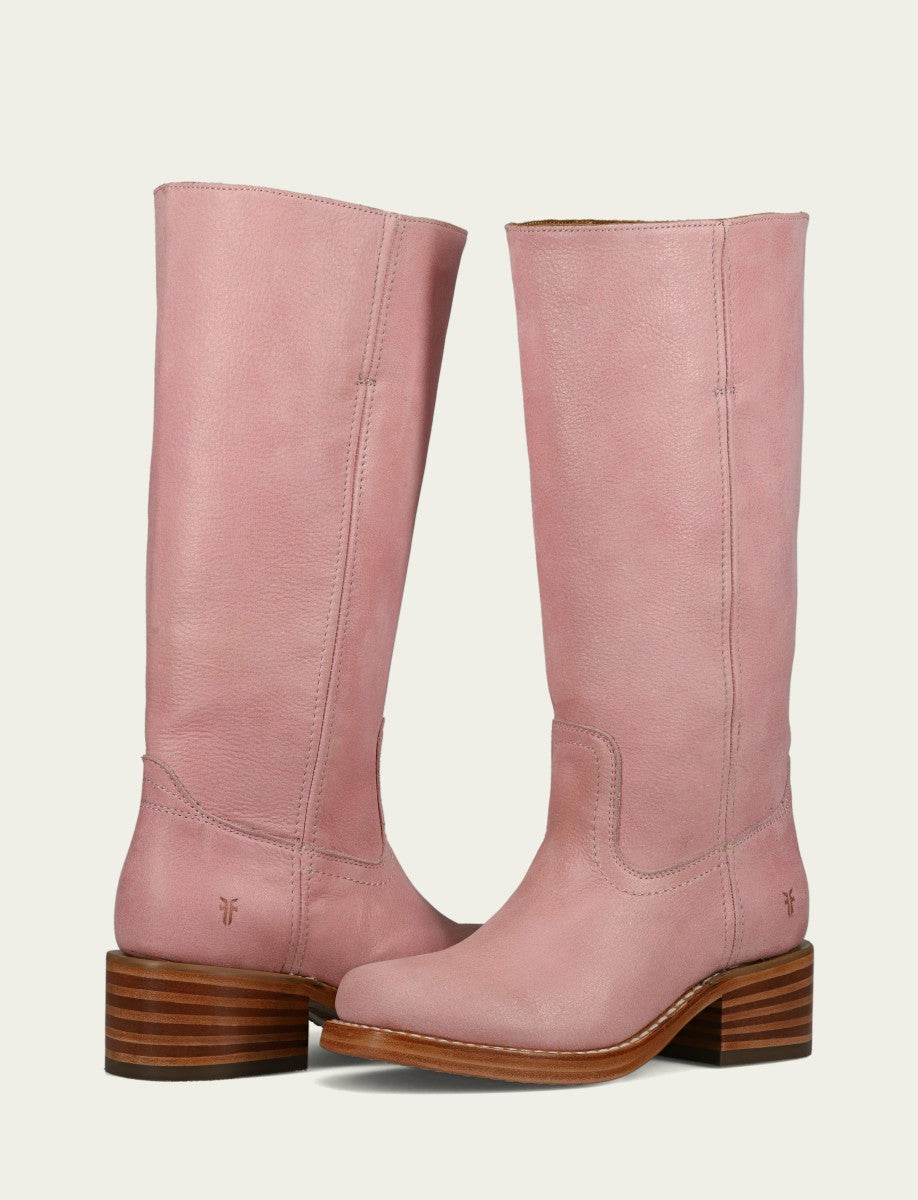 FRYE Women’s Pink Campus 14L Wide Calf Boots