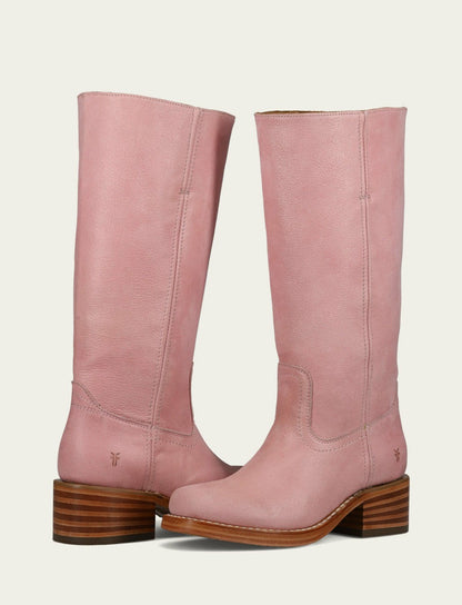 FRYE Women’s Pink Campus 14L Wide Calf Boots
