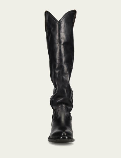 FRYE Women's Black Billy Softy Tall Western Boot