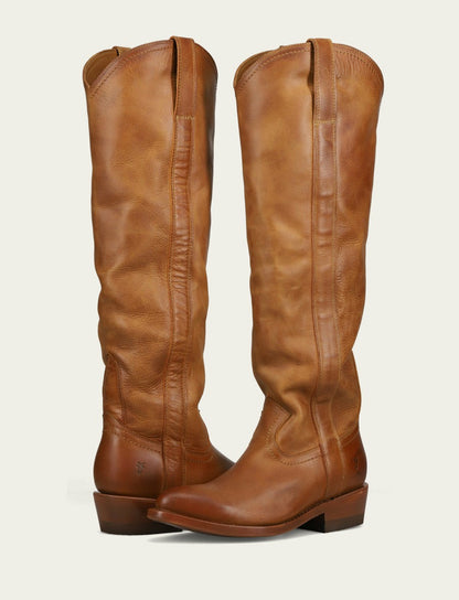 FRYE Women's Amber Billy Softy Tall Western Boot