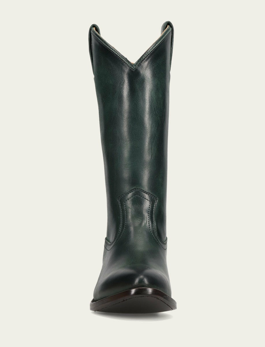 FRYE Women's Teal Billy Pull On Western Boot