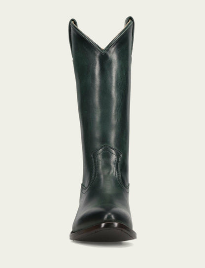 FRYE Women's Teal Billy Pull On Western Boot