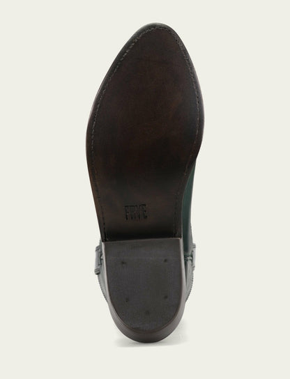 FRYE Women's Teal Billy Pull On Western Boot