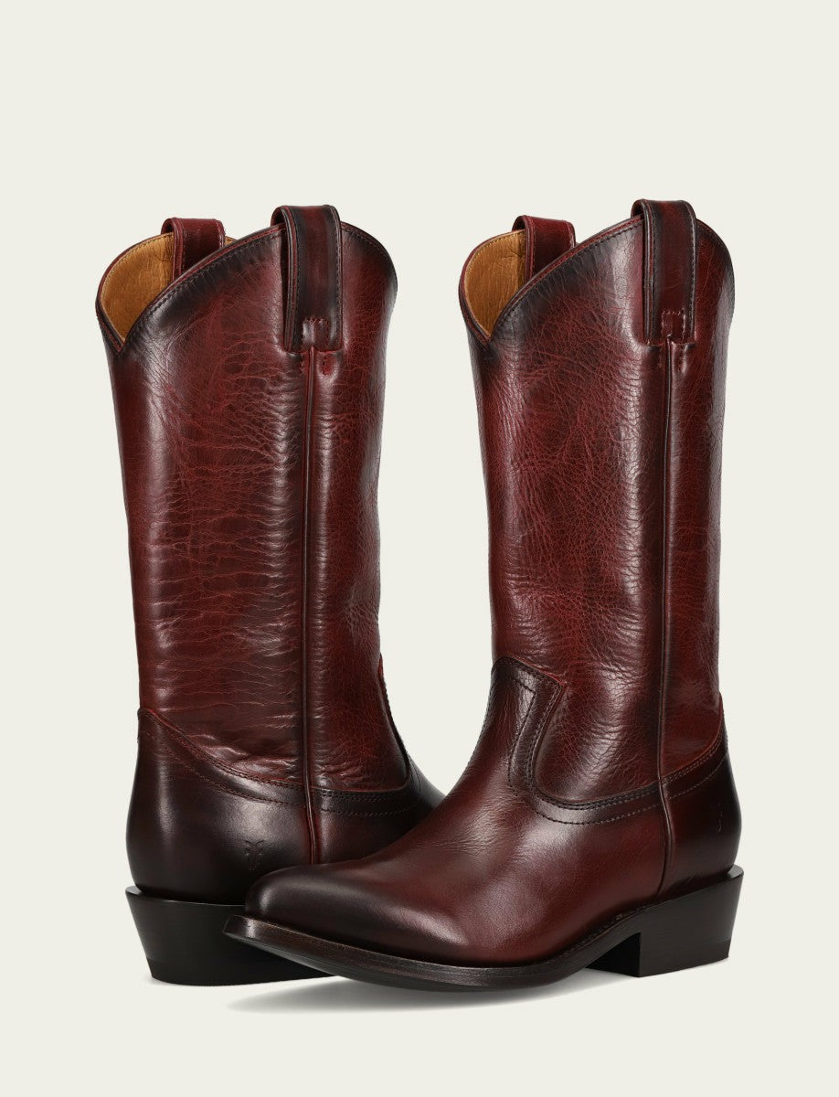 FRYE Women's Merlot Billy Pull On Western Boot