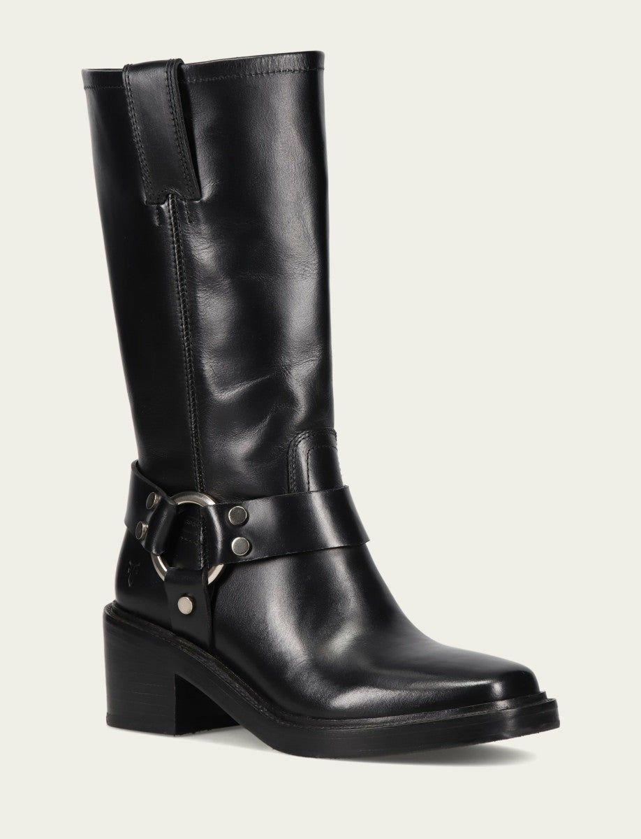 FRYE Women's Black Kate Harness Boots