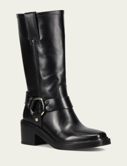 FRYE Women's Black Kate Harness Boots