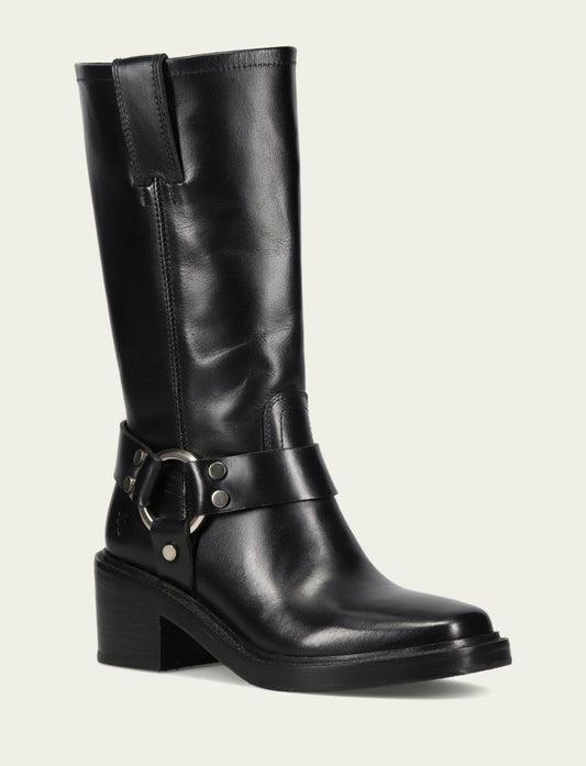 FRYE Women's Black Kate Harness Boots