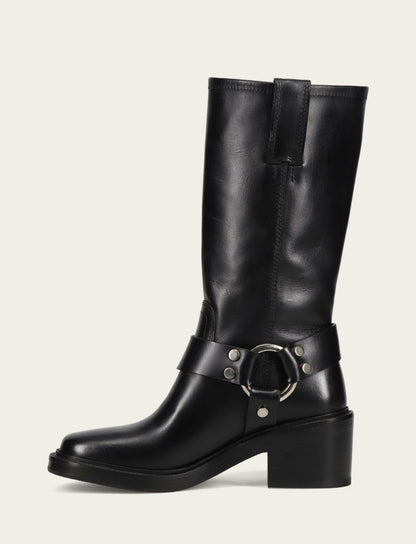 FRYE Women's Black Kate Harness Boots