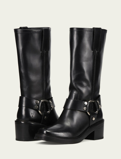 FRYE Women's Black Kate Harness Boots
