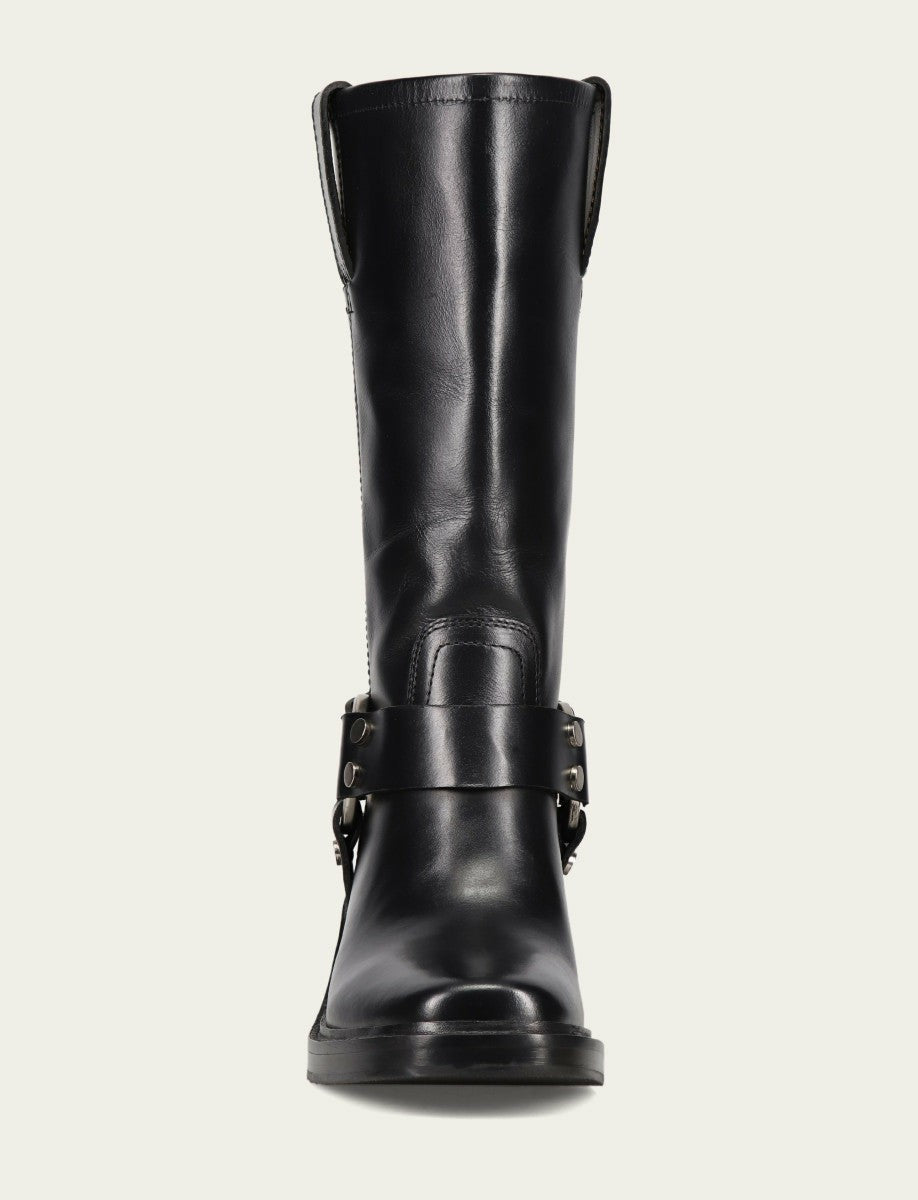 FRYE Women's Black Kate Harness Boots