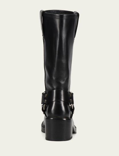 FRYE Women's Black Kate Harness Boots