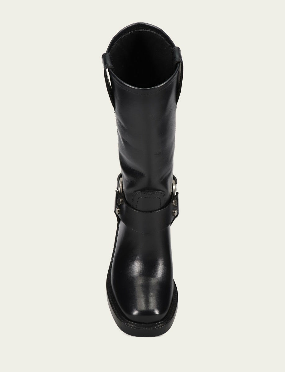 FRYE Women's Black Kate Harness Boots