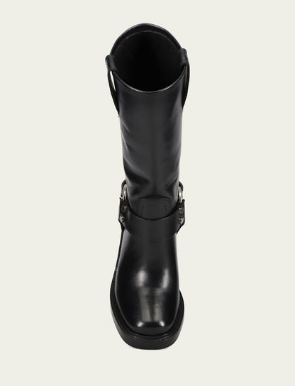 FRYE Women's Black Kate Harness Boots