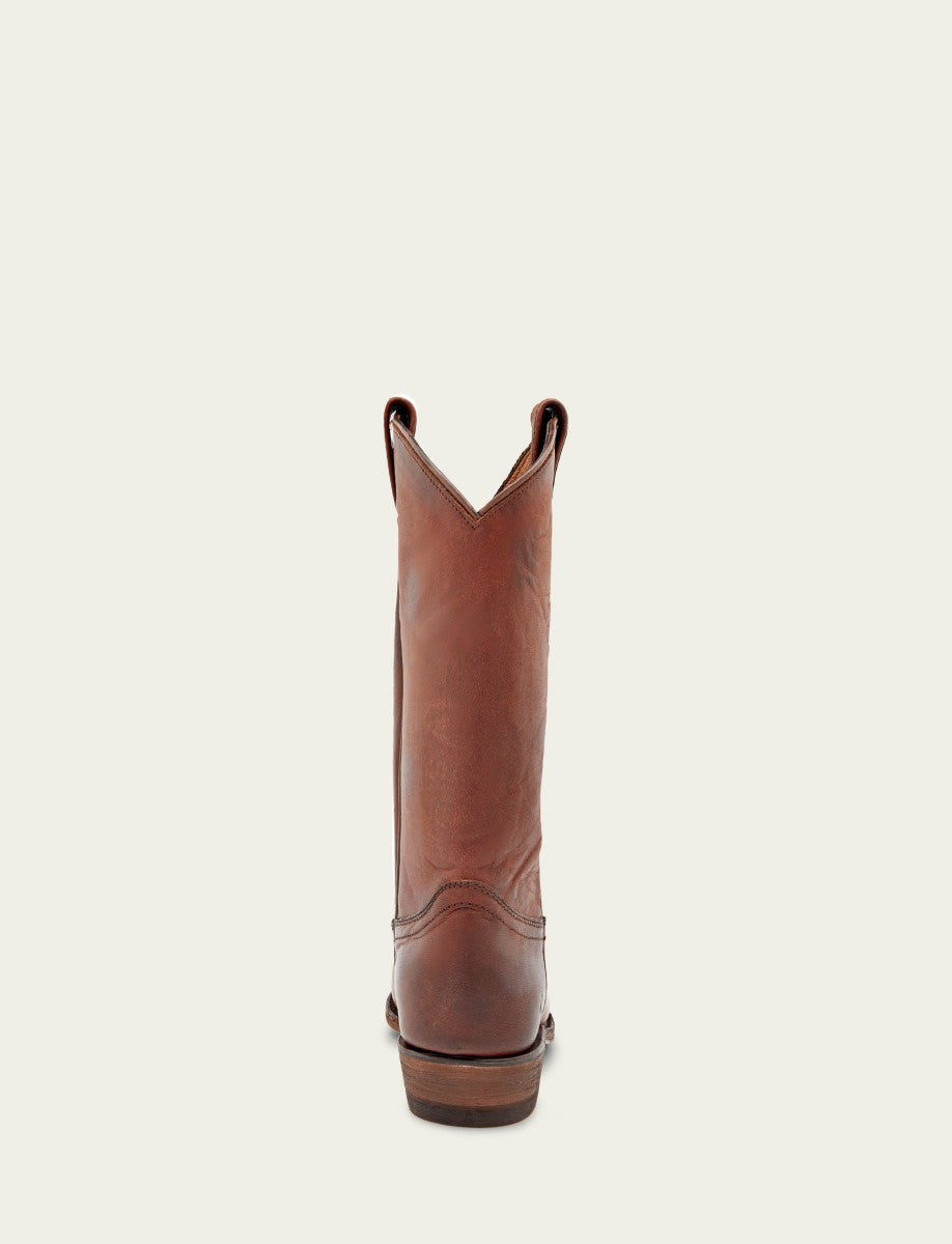 FRYE Women’s Cognac Leather Mid-Calf Billy Pull On Boots