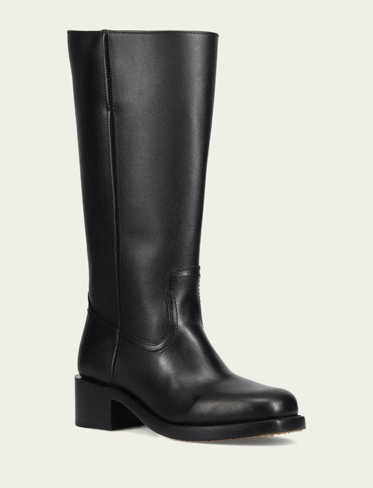 FRYE Women's Black Campus 14L Wide Calf Boots