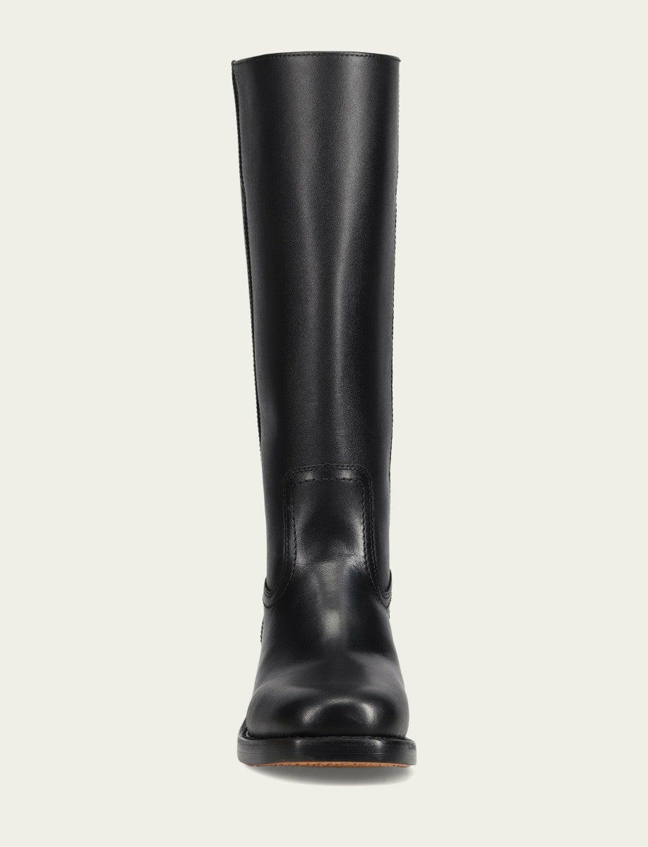 FRYE Women's Black Campus 14L Wide Calf Boots