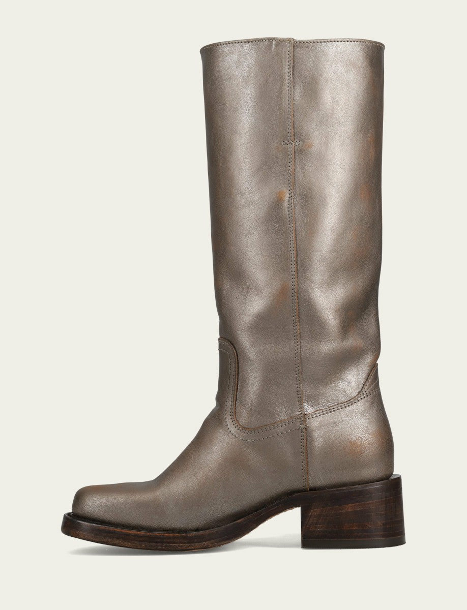 FRYE Women's Metallic Stone Campus 14L Boot