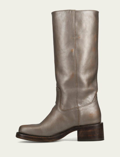 FRYE Women's Metallic Stone Campus 14L Boot