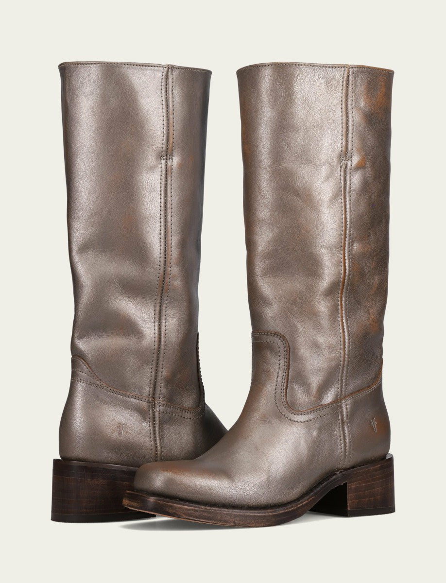 FRYE Women's Metallic Stone Campus 14L Boot