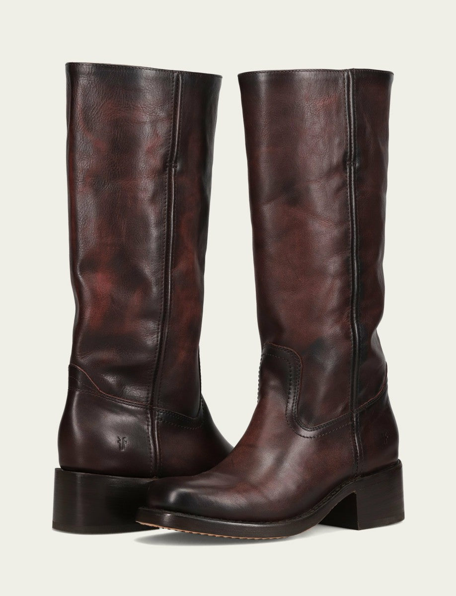 FRYE Women's Cherry Lacquer Campus 14L Boot