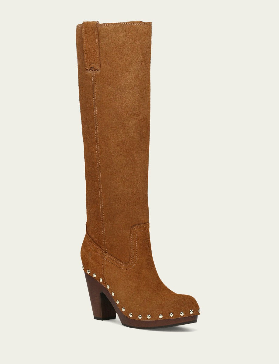 FRYE Women's Caramel Cindy Pull On Tall Boot
