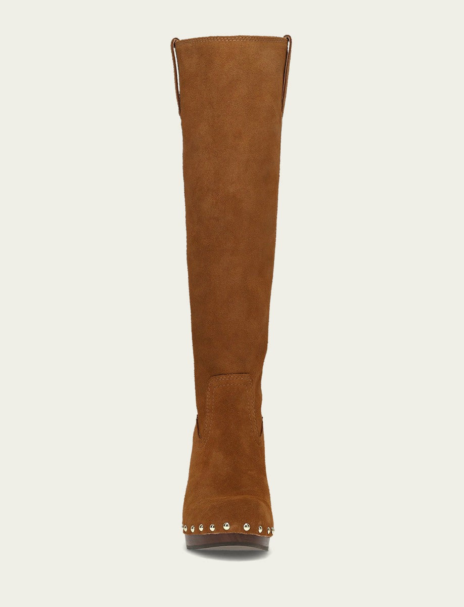 FRYE Women's Caramel Cindy Pull On Tall Boot