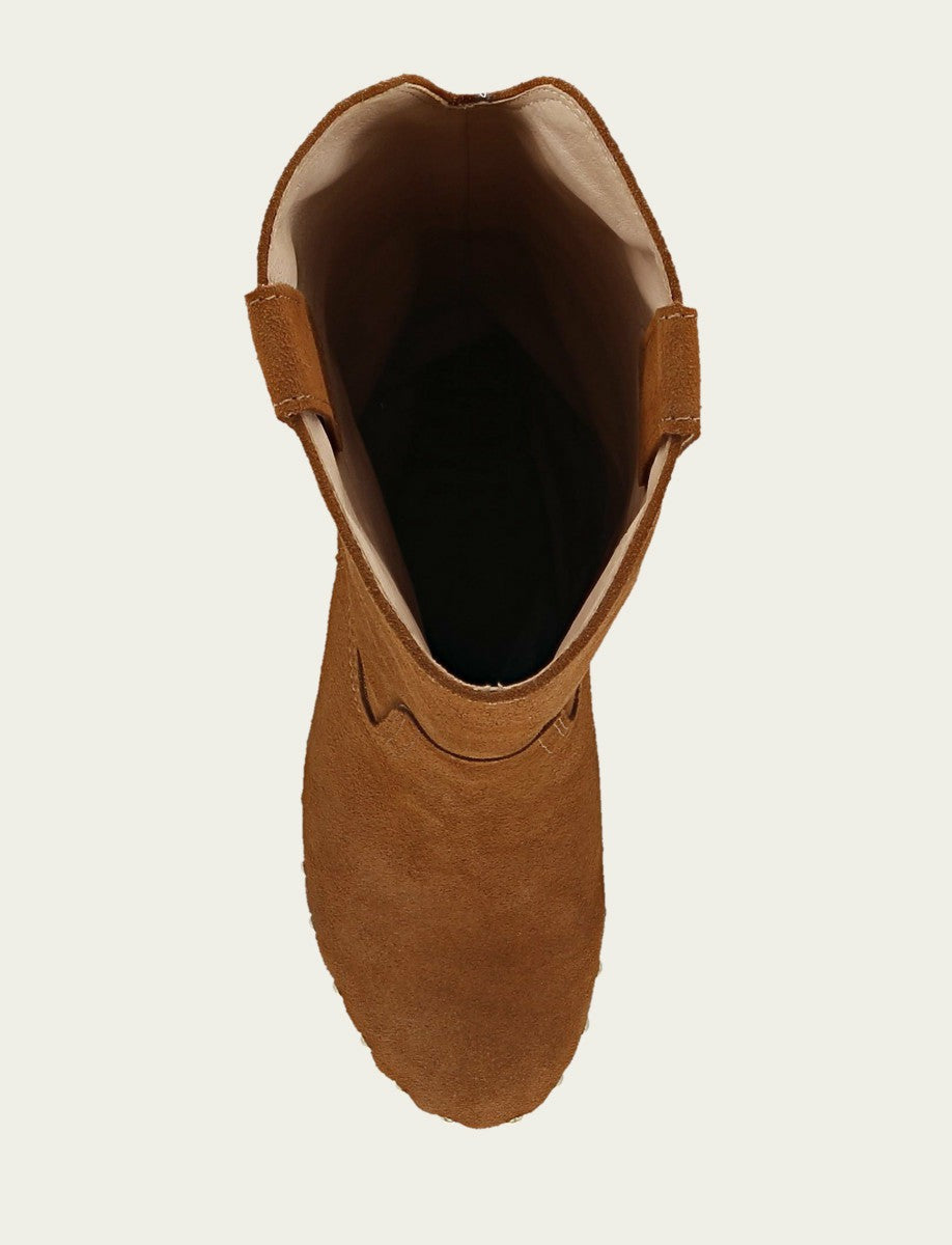 FRYE Women's Caramel Cindy Pull On Tall Boot