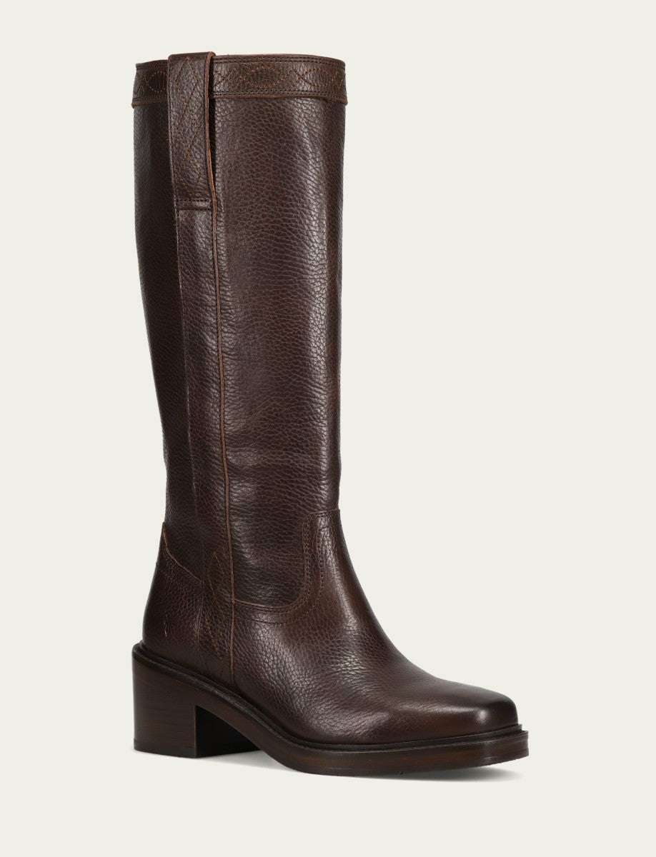 FRYE Women’s Dark Brown Kate Pull On Boots