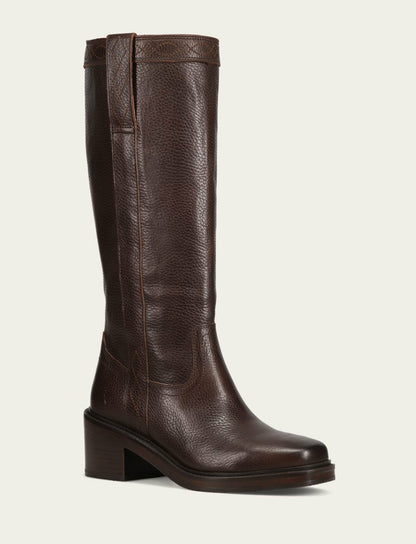 FRYE Women’s Dark Brown Kate Pull On Boots