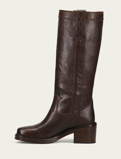 FRYE Women’s Dark Brown Kate Pull On Boots