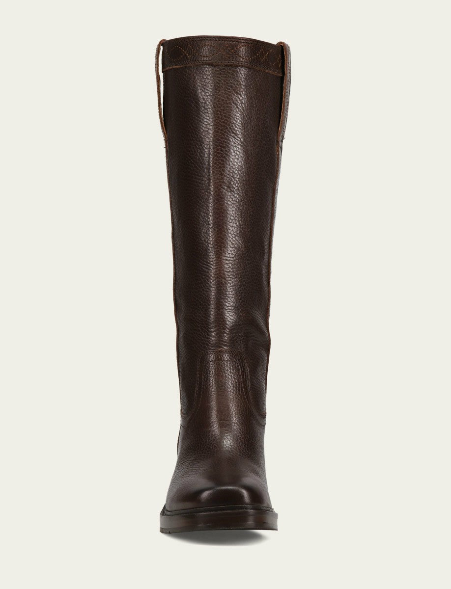 FRYE Women’s Dark Brown Kate Pull On Boots