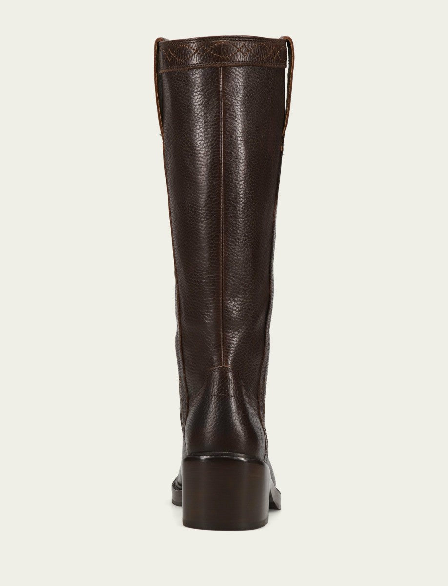 FRYE Women’s Dark Brown Kate Pull On Boots