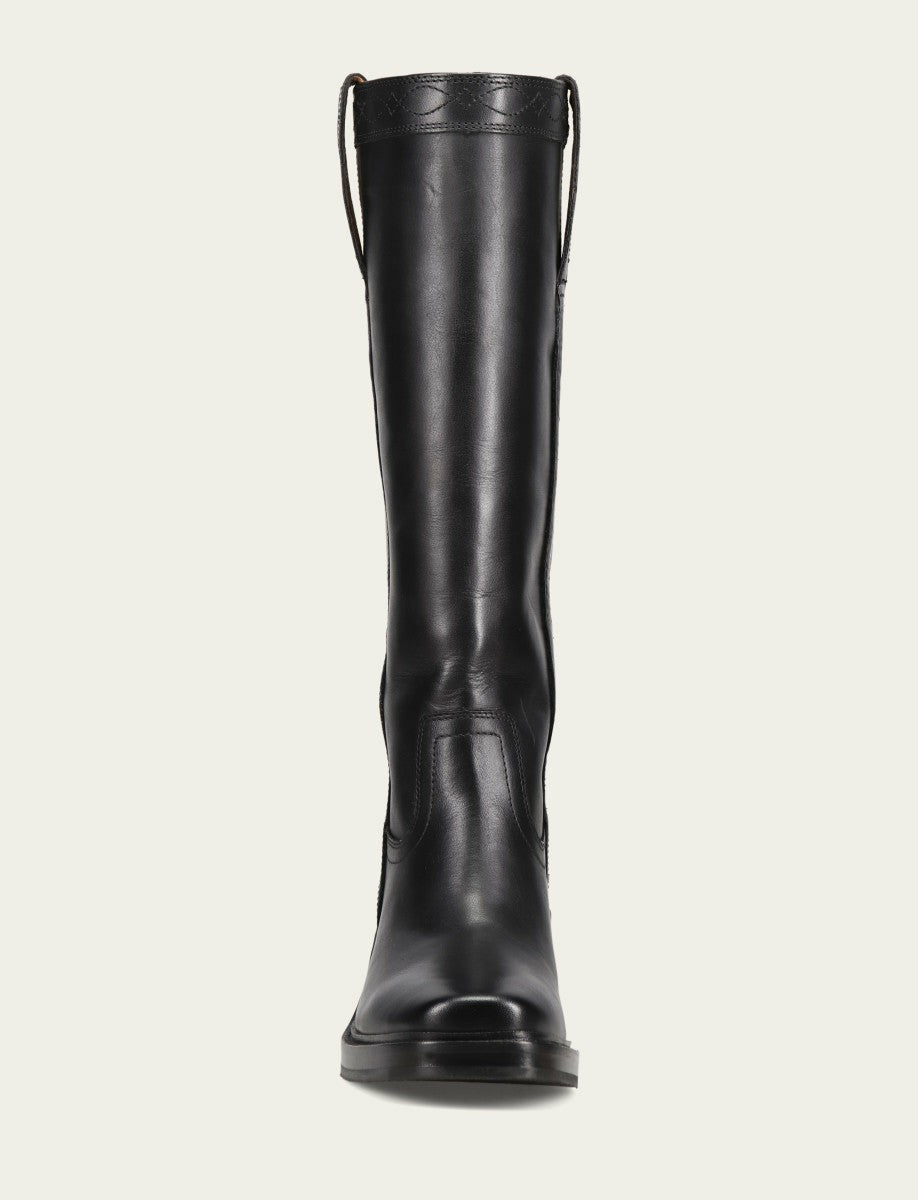 FRYE Women’s Black Kate Pull On Boots with Vintage Leather