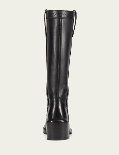 FRYE Women’s Black Kate Pull On Boots with Vintage Leather