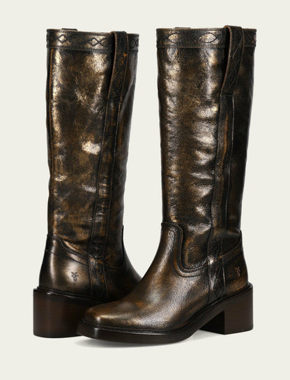 FRYE Women’s Antique Gold Kate Pull On Boots