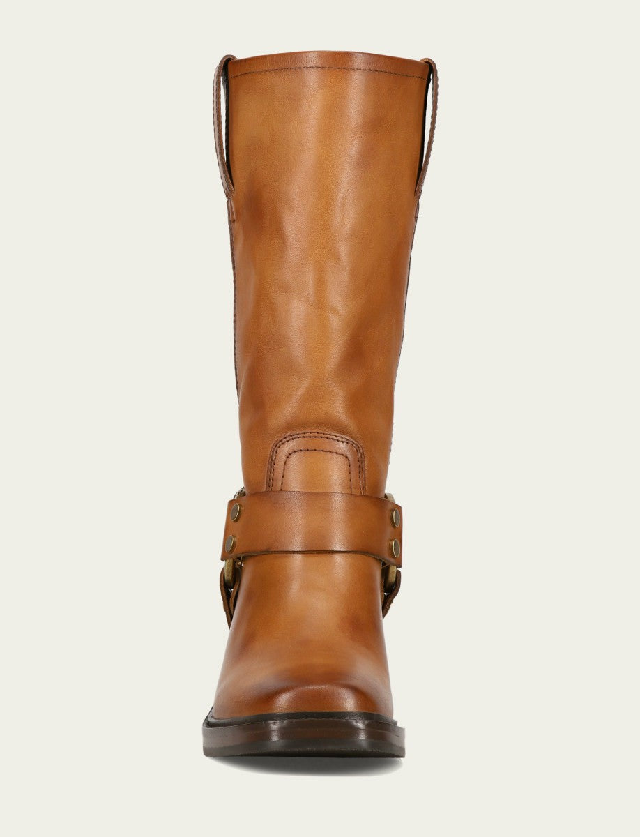 FRYE Women’s Bark Kate Harness Leather Boots