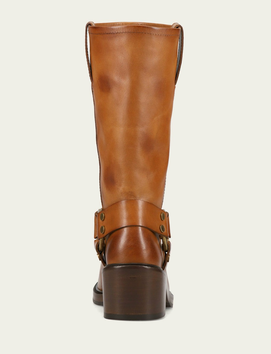 FRYE Women’s Bark Kate Harness Leather Boots