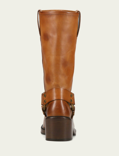 FRYE Women’s Bark Kate Harness Leather Boots