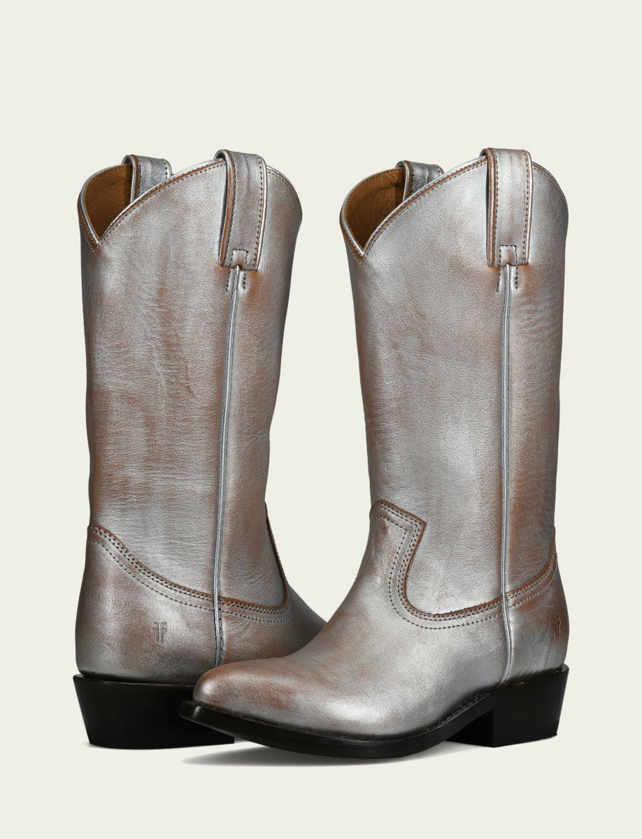 FRYE Women's Silver Billy Pull On Boot