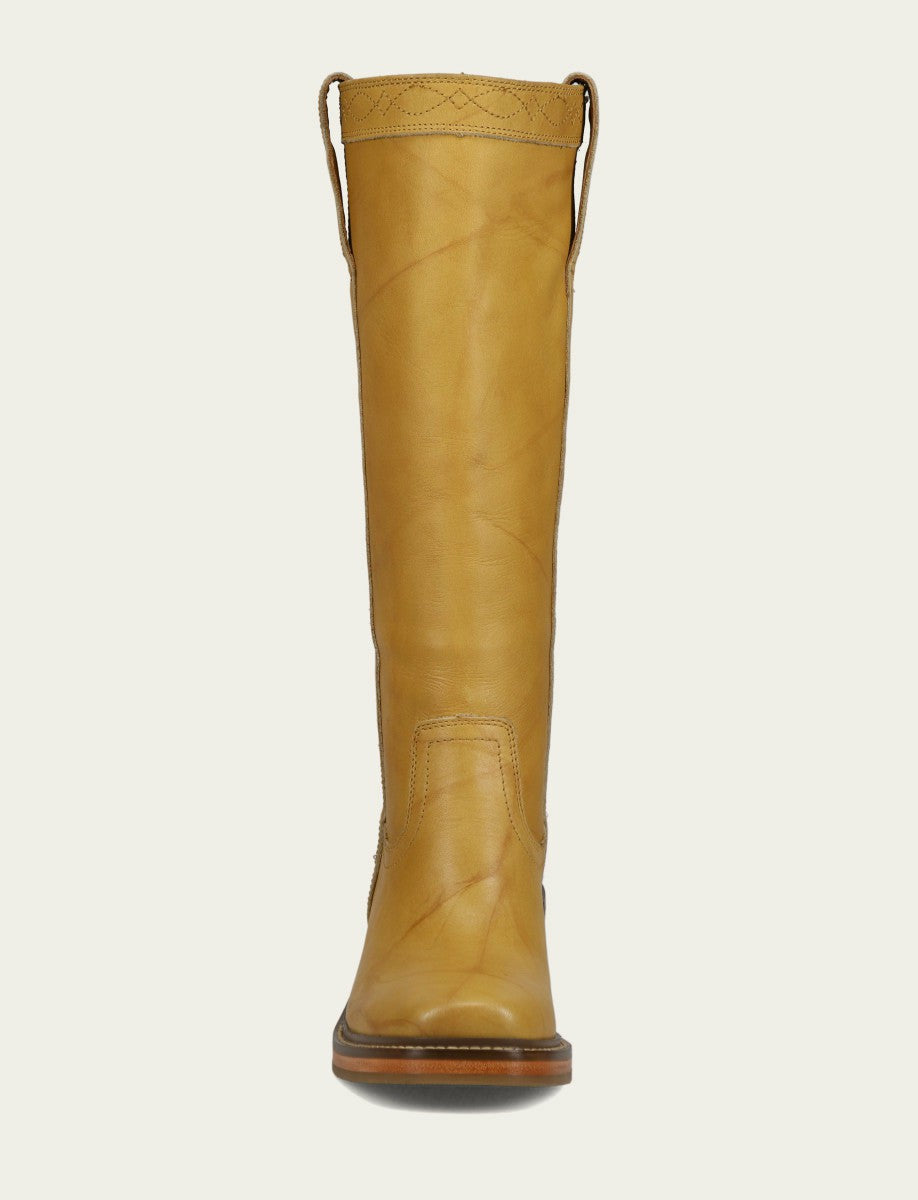 FRYE Women's Banana Kate Pull On Wide Calf Tall Boots