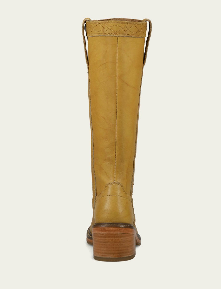 FRYE Women's Banana Kate Pull On Wide Calf Tall Boots