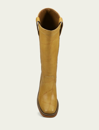 FRYE Women's Banana Kate Pull On Wide Calf Tall Boots
