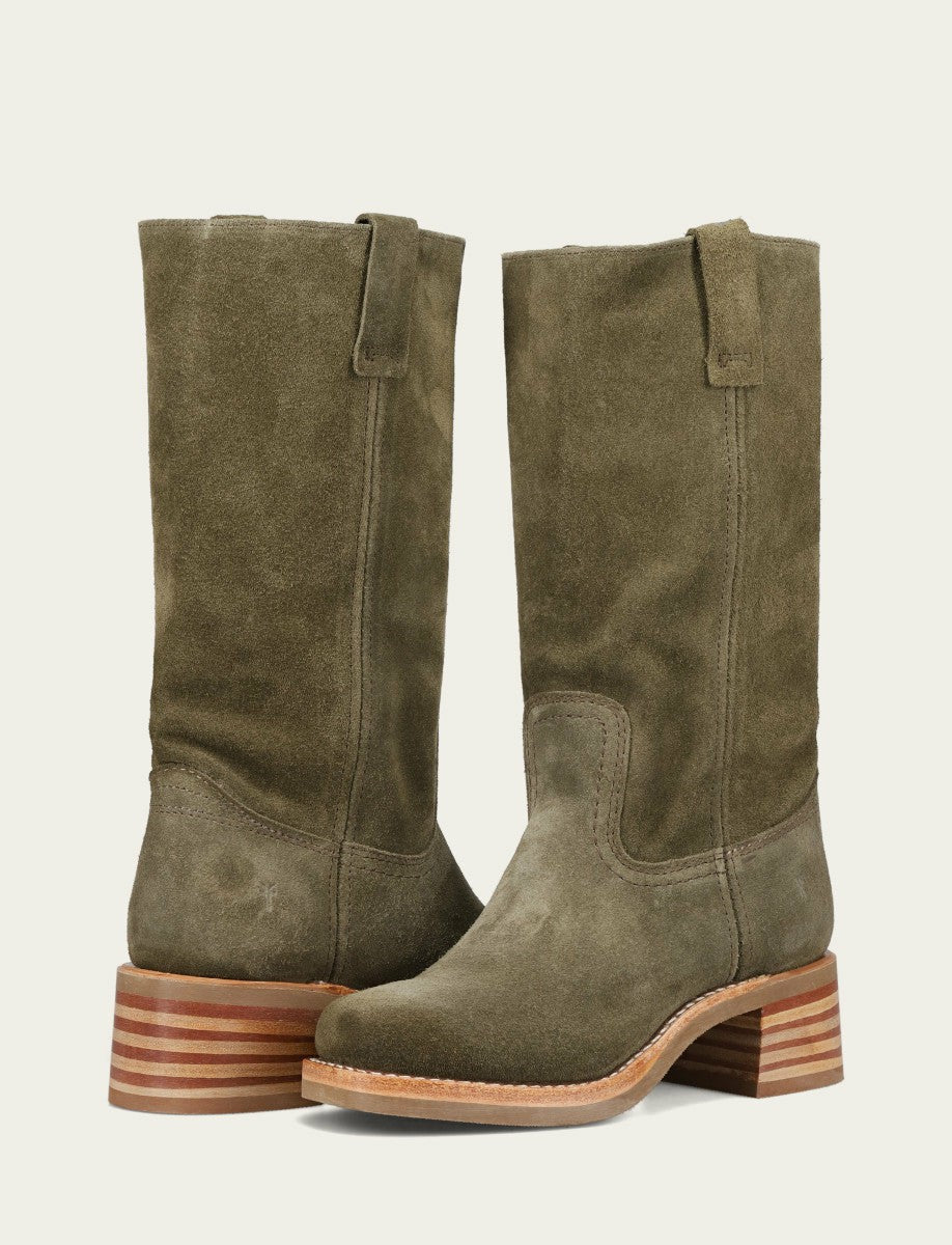 FRYE Women’s Olive Campus 12R Suede Boots