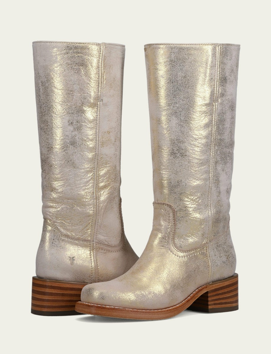 FRYE Women’s Gold Powder Campus 14L Tall Boots